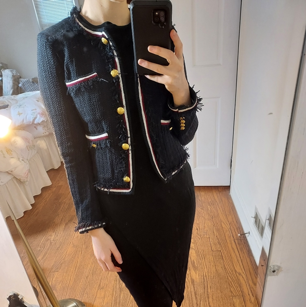 Veronica Beard Eclipse Tweed Blazer - image 4